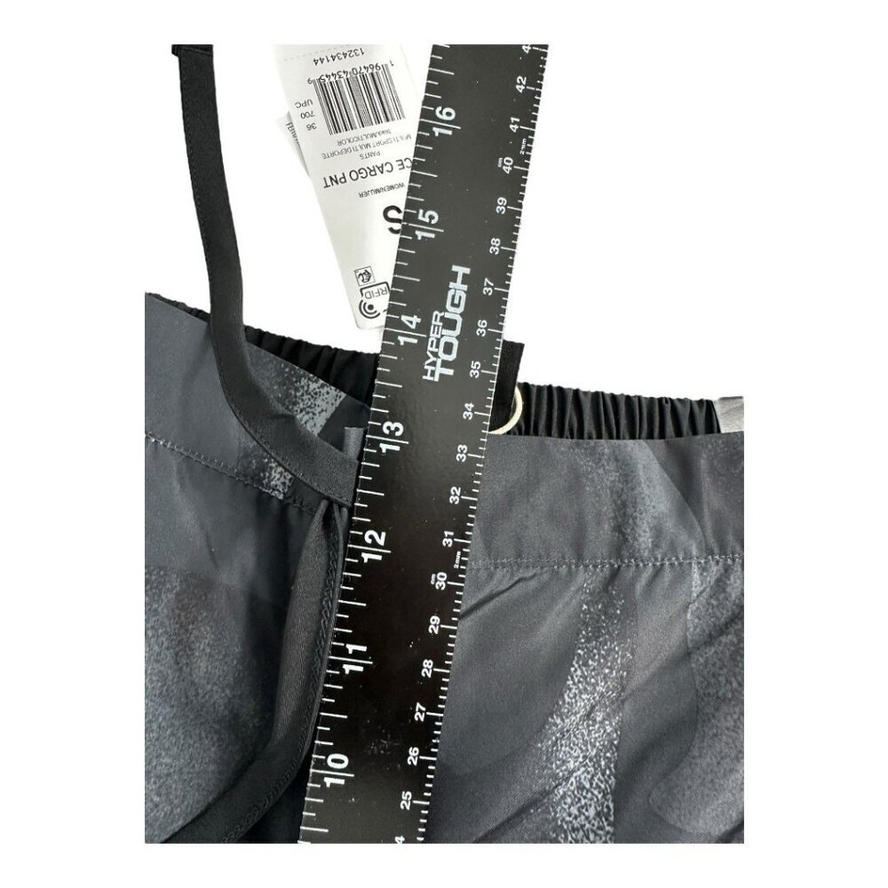 ADIDAS City Escape Black Gray White Loose Fit Cargo Pants # IM4964 Womens S - Picture 8 of 10